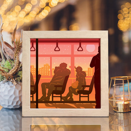 Love 2 - 3D Special Occasions Papercut Lightbox File - Cricut File - VEKTOR KRAFT