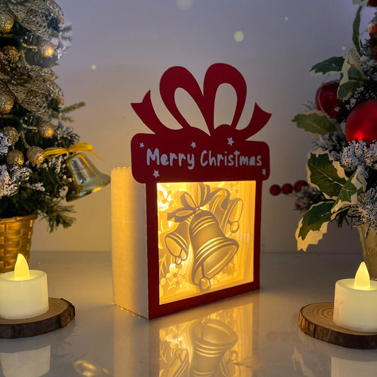 Christmas Bell – 3D Box SVG File for Cricut & Silhouette
