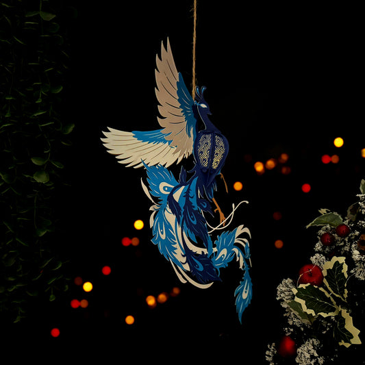 Peacock 2 - 3D Animal Lantern File - Cricut File - VEKTOR KRAFT