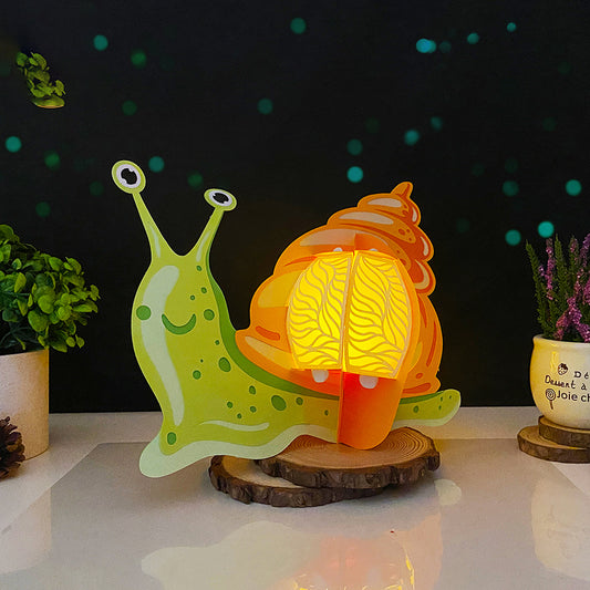 Snail - 3D Animal Lantern File - Cricut File - VEKTOR KRAFT
