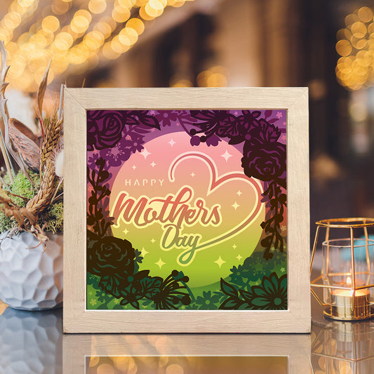 Happy Mother's Day 5 - 3D Mother Lightbox File - Cricut File - VEKTOR KRAFT