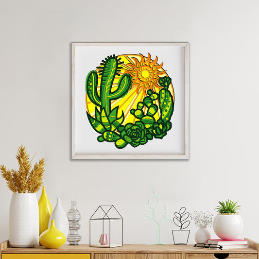 Cactus - 3D Layered - Cricut File - VEKTOR KRAFT