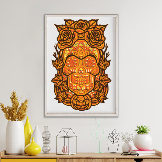Halloween 1 - 3D Layered Halloween - Cricut File - VEKTOR KRAFT