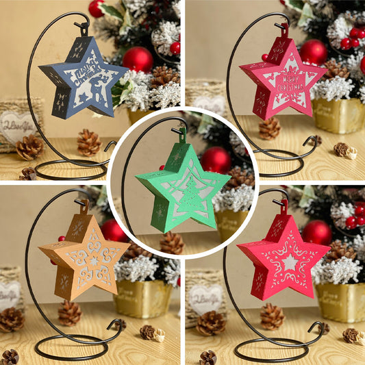 Pack 5 Christmas - 3D Star Lantern File - Cricut File 2 - VEKTOR KRAFT