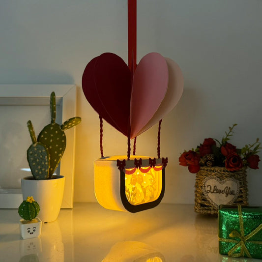 Love – 3D Air Balloon Box File - Cricut File - VEKTOR KRAFT