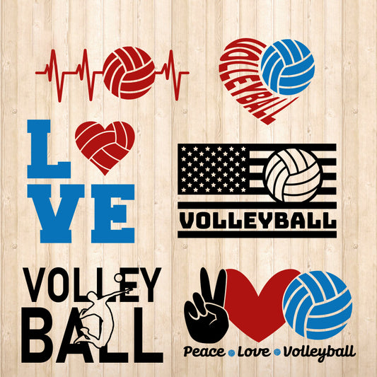 Volleyball - Cricut File - VEKTOR KRAFT