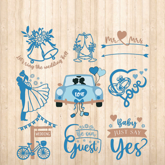 Wedding - Cricut File - VEKTOR KRAFT