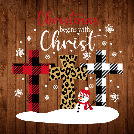 Christmas Begins With Christ - Cricut File - VEKTOR KRAFT