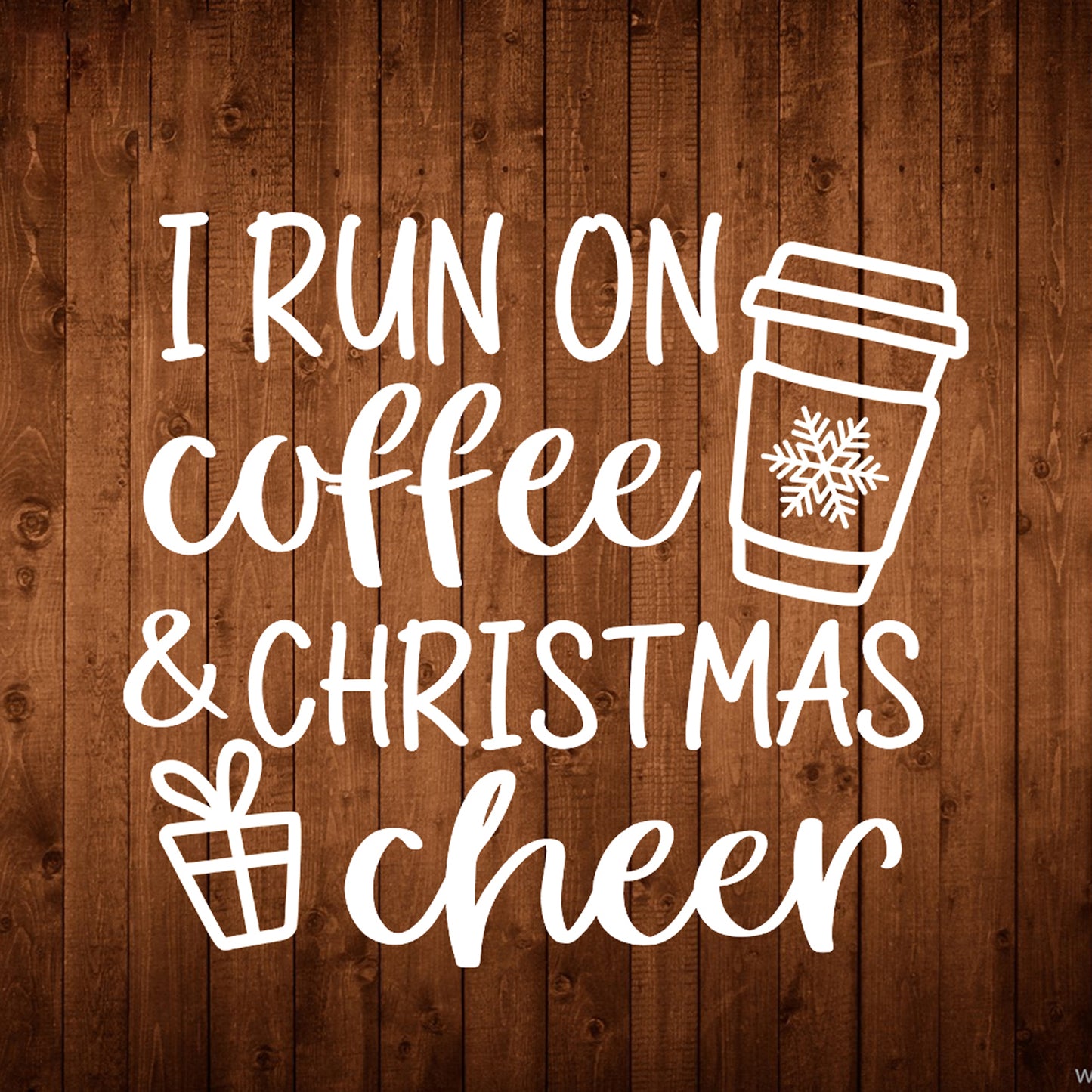 I Run On Coffee - Cricut File - VEKTOR KRAFT