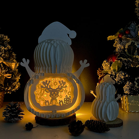 Reindeer – 3D Pop-Up Card SVG File for Cricut & Silhouette