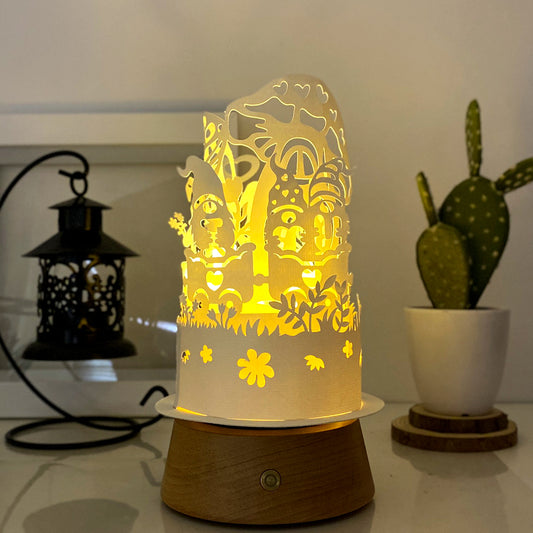Gnome Love - 3D Dome Lantern File - Cricut File - VEKTOR KRAFT
