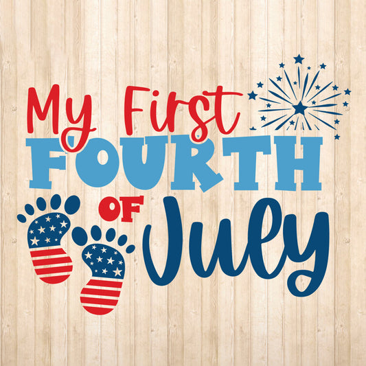 Baby First 4th of July - Cricut File - VEKTOR KRAFT