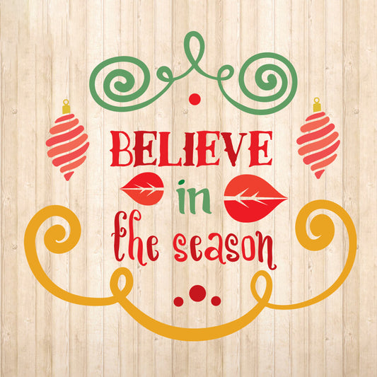 Believe in the Season - Cricut File - VEKTOR KRAFT