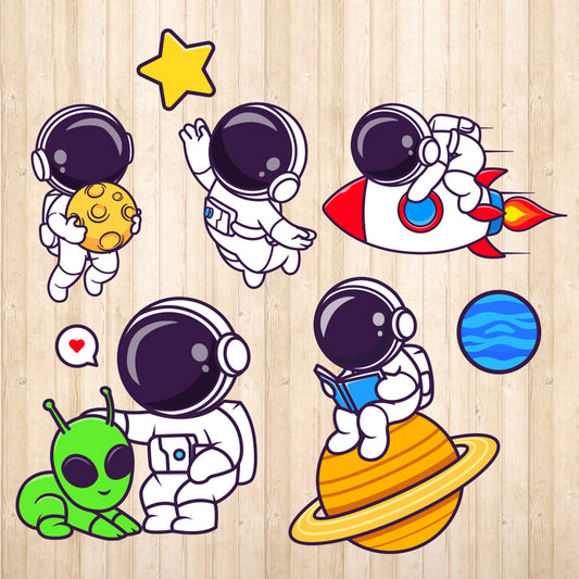 Astronaut - Cricut File - VEKTOR KRAFT