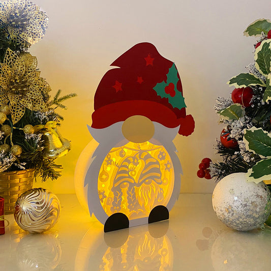 Christmas Gnome 2 – 3D Box SVG File for Cricut & Silhouette