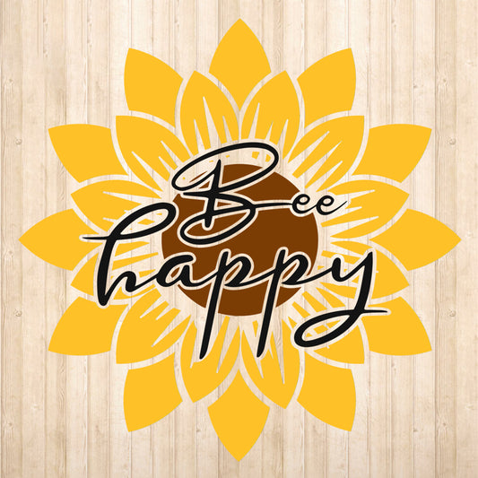 Bee Happy - Cricut File - VEKTOR KRAFT