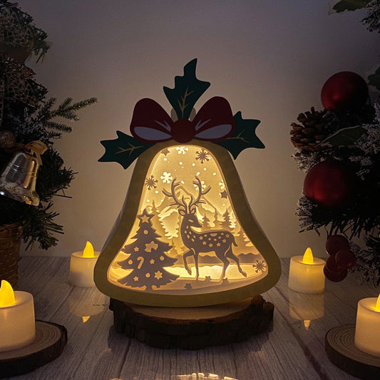 Deer - 3D Bell Lantern File - Cricut File - VEKTOR KRAFT