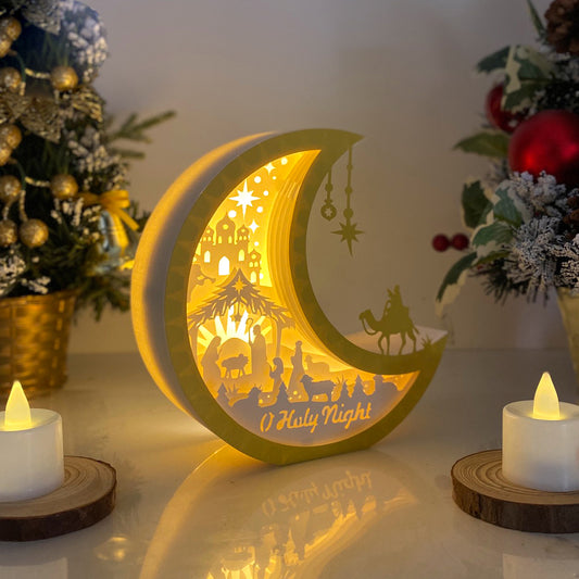 Nativity – 3D Box SVG File for Cricut & Silhouette