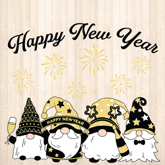 New Year Gnomes - Cricut File - VEKTOR KRAFT