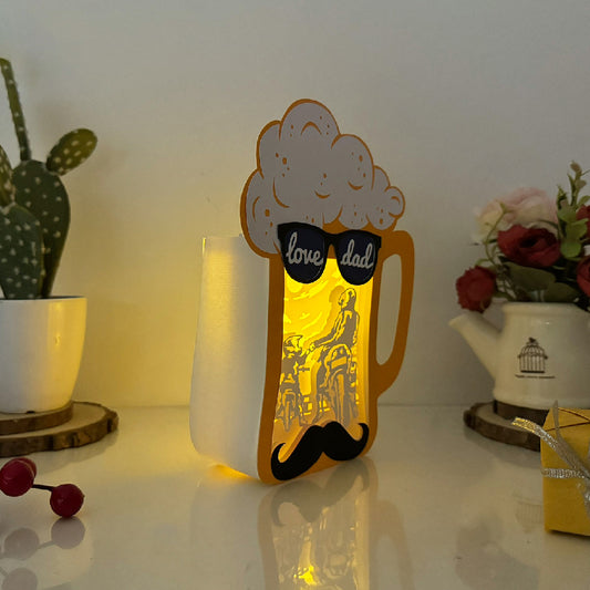 Dad and Son – 3D Beer Box File - Cricut File - VEKTOR KRAFT