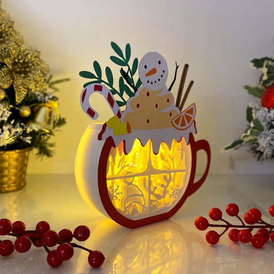 Christmas Reindeer – 3D Box SVG File for Cricut & Silhouette