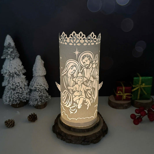 Nativity – 3D Light Tube File - Cricut File - VEKTOR KRAFT