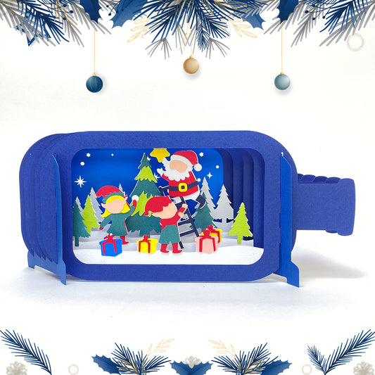 Merry Christmas 3 – 3D Pop-up Bottle File - Cricut File - VEKTOR KRAFT