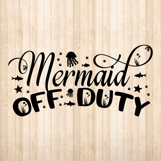 Mermaid Off Duty - Cricut File - VEKTOR KRAFT