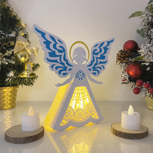 Angel Mandala – 3D Box SVG File for Cricut & Silhouette
