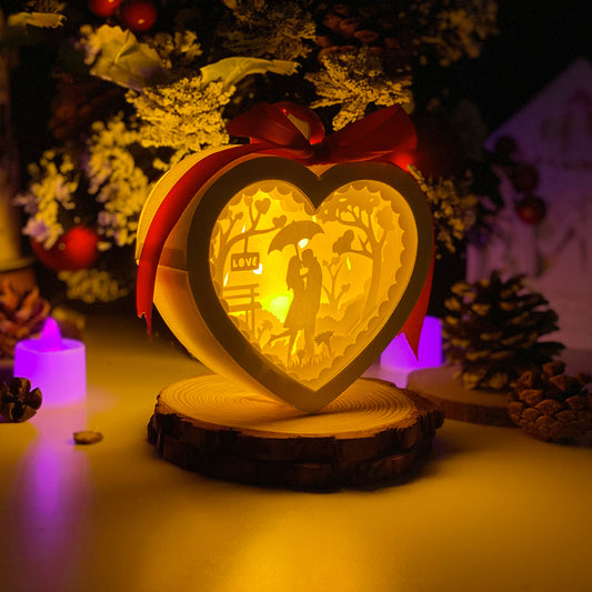 Love 2 – 3D Heart Lantern File - Cricut File - VEKTOR KRAFT