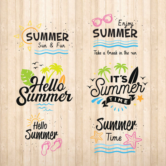 Hello Summer - Cricut File - VEKTOR KRAFT