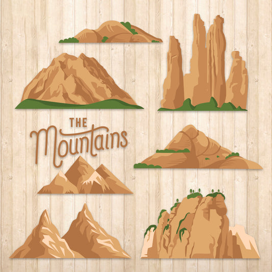 Mountain Bundle - Cricut File - VEKTOR KRAFT