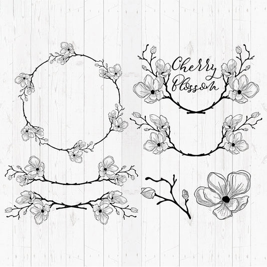 Cherry Blossom - Cricut File - VEKTOR KRAFT