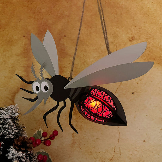 Mosquito - 3D Animal Paper Cut Lantern File - Cricut File - VEKTOR KRAFT