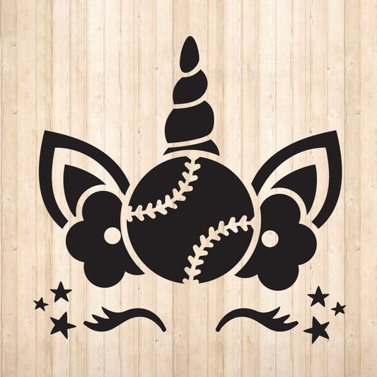 Baseball Unicorn - Cricut File - VEKTOR KRAFT