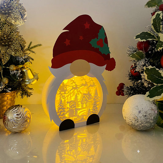 Christmas Snowman 4 – 3D Box SVG File for Cricut & Silhouette