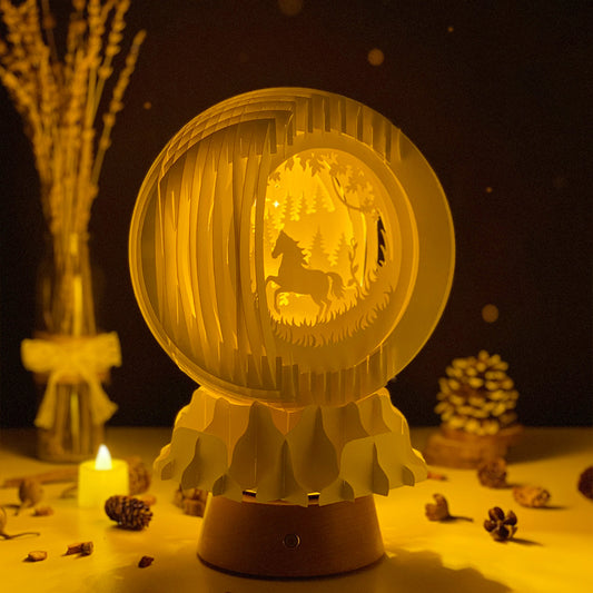 Horse – 3D Pop-Up Card SVG File for Cricut & Silhouette