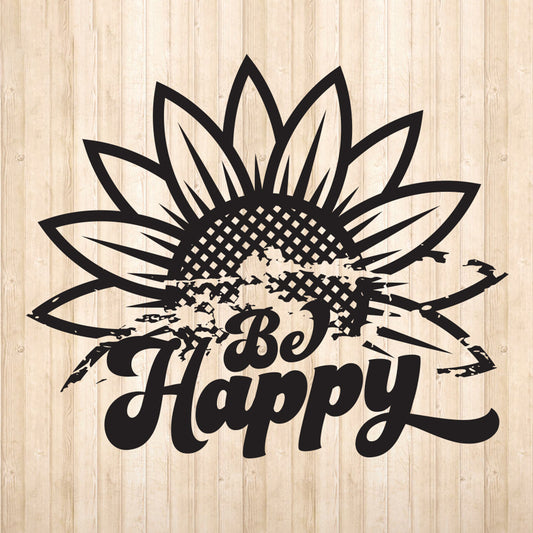 Be Happy - Cricut File - VEKTOR KRAFT