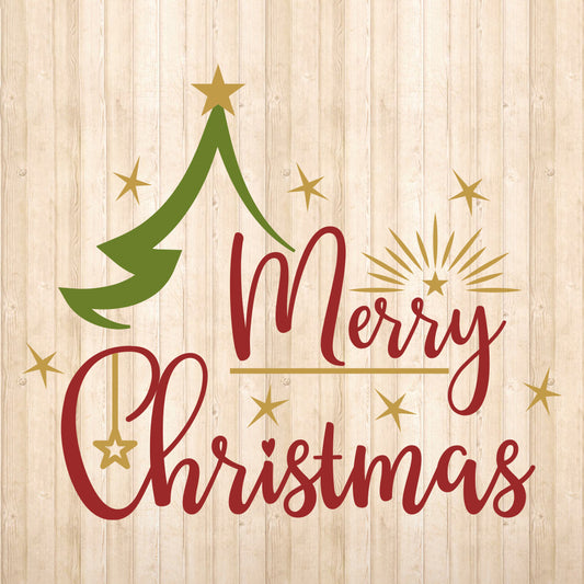Merry Christmas 5 - Christmas Cricut File - VEKTOR KRAFT