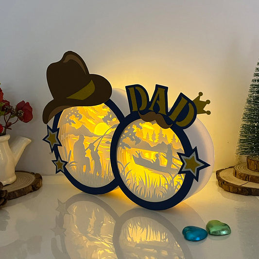 Fishing – 3D Dad Box File - Cricut File - VEKTOR KRAFT