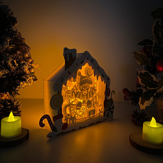 Gingerbread – 3D Box SVG File for Cricut & Silhouette