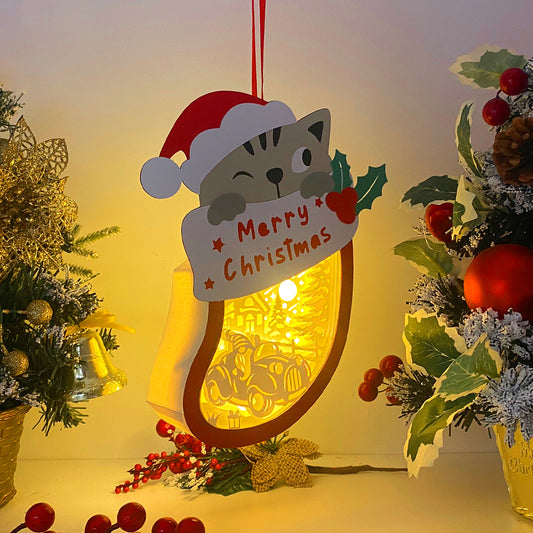 Christmas Gnome – 3D Box SVG File for Cricut & Silhouette