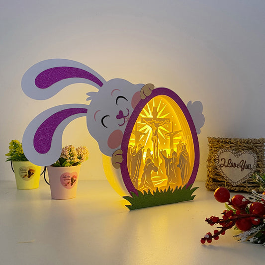 Jesus – 3D Easter Egg Box 2 File - Cricut File - VEKTOR KRAFT