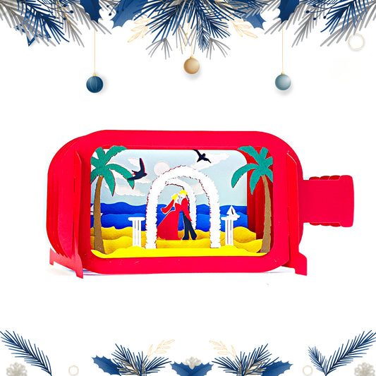 Wedding – 3D Pop-up Bottle File - Cricut File - VEKTOR KRAFT