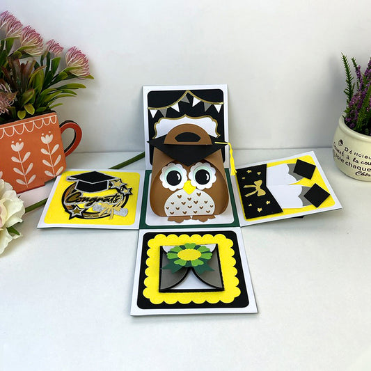 Graduation 3 – 3D Surprise Box File - Cricut File - VEKTOR KRAFT