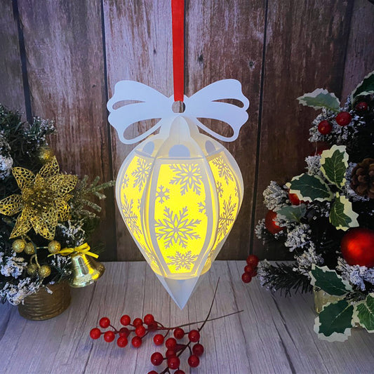 Snowflake - 3D Droplet 2 Lantern File - Cricut File - VEKTOR KRAFT