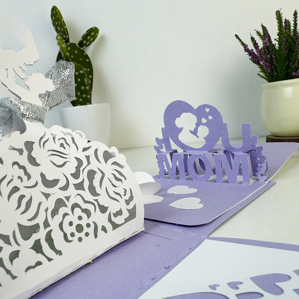 Mother's Day 4 – 3D Box SVG File for Cricut & Silhouette