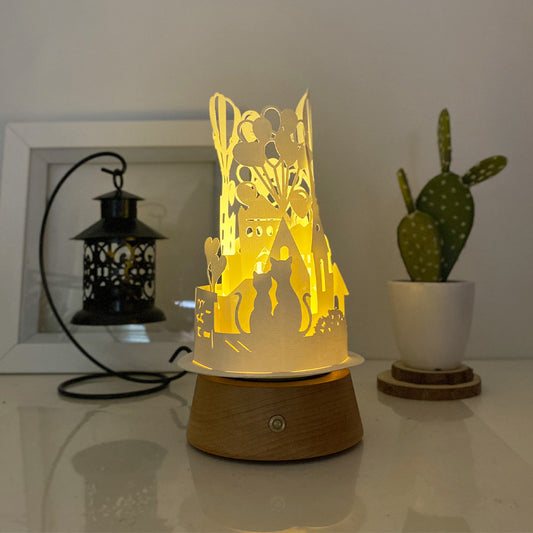 Cat Love - 3D Dome Lantern File - Cricut File - VEKTOR KRAFT