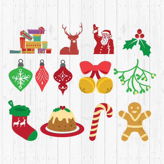 Christmas Decorations - Christmas Cricut File - VEKTOR KRAFT