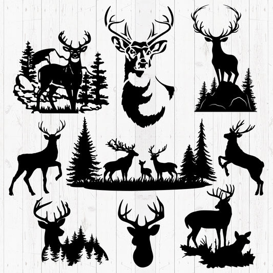 Deer - Cricut File - VEKTOR KRAFT